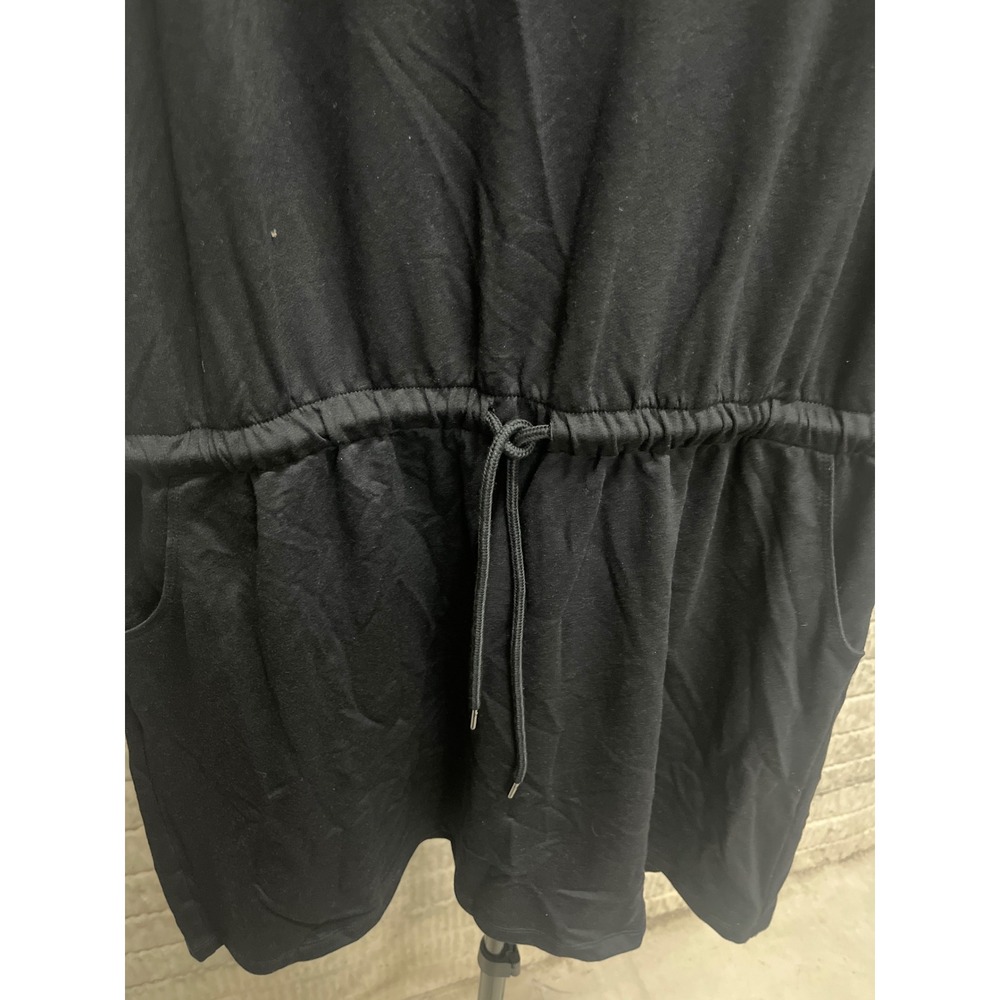 Ideology Womens Plus 1X Deep Black Sleeveless Drawstring Waist Dress 100122146WN - Picture 2 of 5